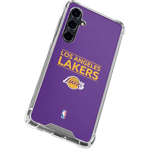 NBA Los Angeles Lakers Standard - Purple Galaxy S23 FE Clear Case