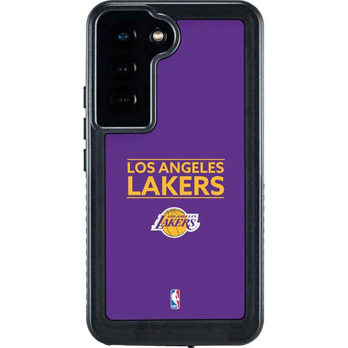 NBA Los Angeles Lakers Standard - Purple Galaxy S23 Waterproof Case