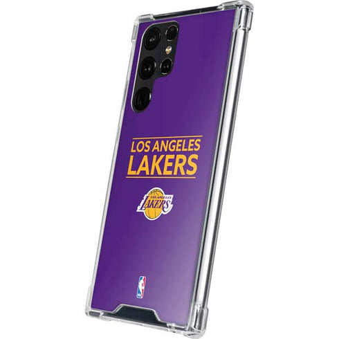 NBA Los Angeles Lakers Standard - Purple Galaxy S24 Ultra Clear Case