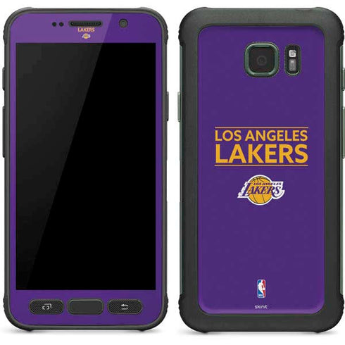 NBA Los Angeles Lakers Standard - Purple Galaxy S7 Active Skin