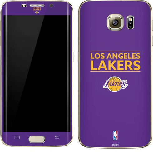 NBA Los Angeles Lakers Standard - Purple Galaxy S7 Edge Skin