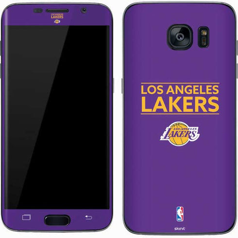 NBA Los Angeles Lakers Standard - Purple Galaxy S7 Skin