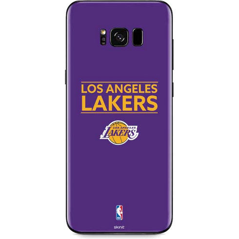 NBA Los Angeles Lakers Standard - Purple Galaxy S8 Skin