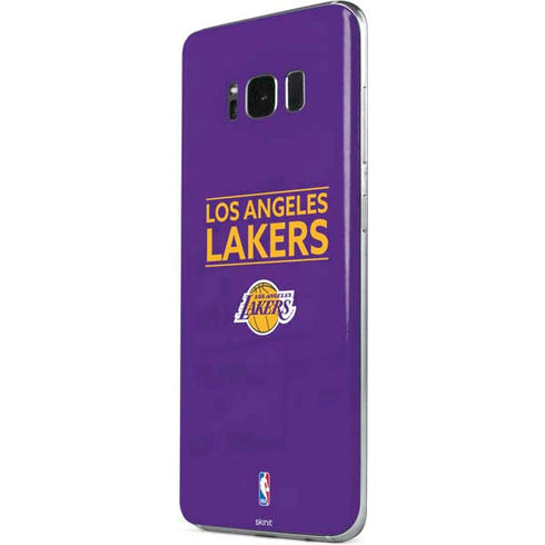 NBA Los Angeles Lakers Standard - Purple Galaxy S8 Skin