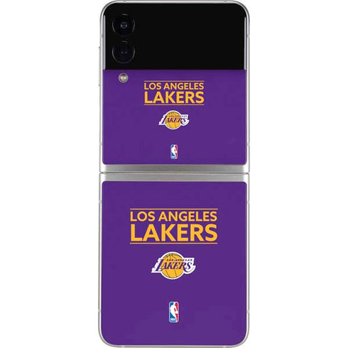 NBA Los Angeles Lakers Standard - Purple Galaxy Z Flip3 5G Skin