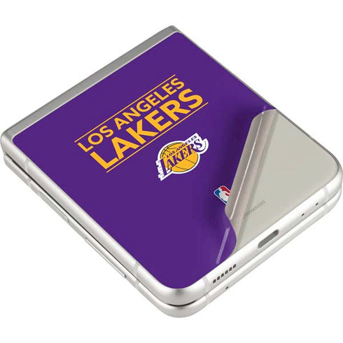 NBA Los Angeles Lakers Standard - Purple Galaxy Z Flip3 5G Skin