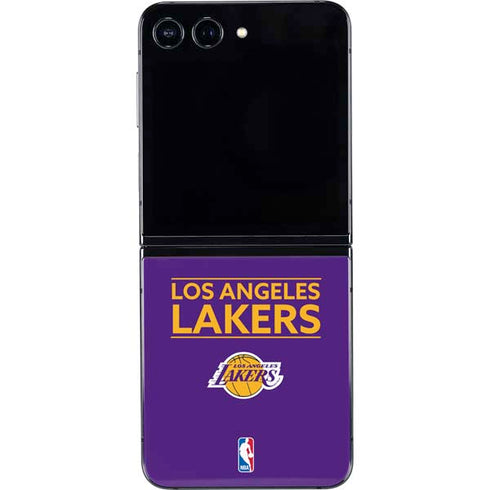 NBA Los Angeles Lakers Standard - Purple Galaxy Z Flip5 5G Skin