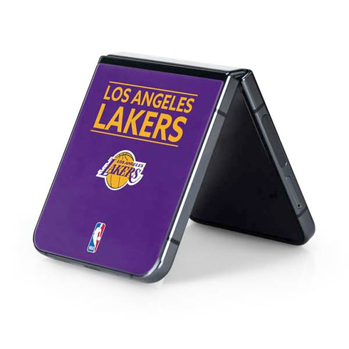 NBA Los Angeles Lakers Standard - Purple Galaxy Z Flip5 5G Skin