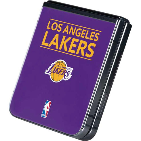 NBA Los Angeles Lakers Standard - Purple Galaxy Z Flip5 5G Skin