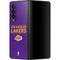 NBA Los Angeles Lakers Standard - Purple Galaxy Z Fold3 5G Skin