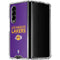 NBA Los Angeles Lakers Standard - Purple Galaxy Z Fold4 5G Clear Case