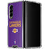 NBA Los Angeles Lakers Standard - Purple Galaxy Z Fold4 5G Clear Case