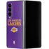 NBA Los Angeles Lakers Standard - Purple Galaxy Z Fold4 5G Skin