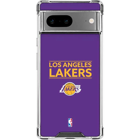 NBA Los Angeles Lakers Standard - Purple Google Pixel 8 Clear Case