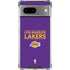 NBA Los Angeles Lakers Standard - Purple Google Pixel 8 Clear Case