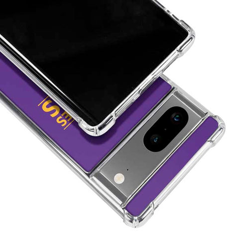 NBA Los Angeles Lakers Standard - Purple Google Pixel 8 Clear Case