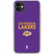 NBA Los Angeles Lakers Standard - Purple iPhone 11 Clear Case