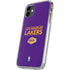 NBA Los Angeles Lakers Standard - Purple iPhone 11 Clear Case