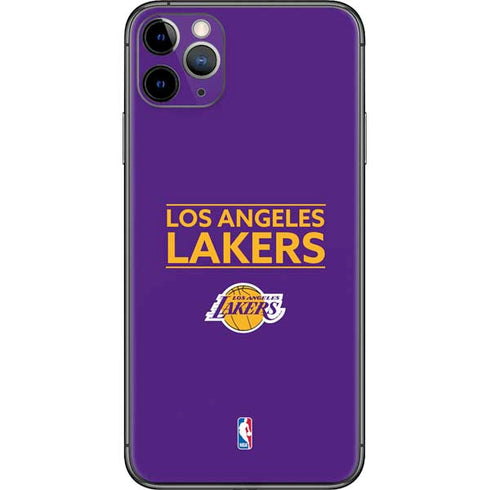NBA Los Angeles Lakers Standard - Purple iPhone 11 Pro Max Skin