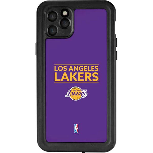 NBA Los Angeles Lakers Standard - Purple iPhone 11 Pro Max Waterproof Case