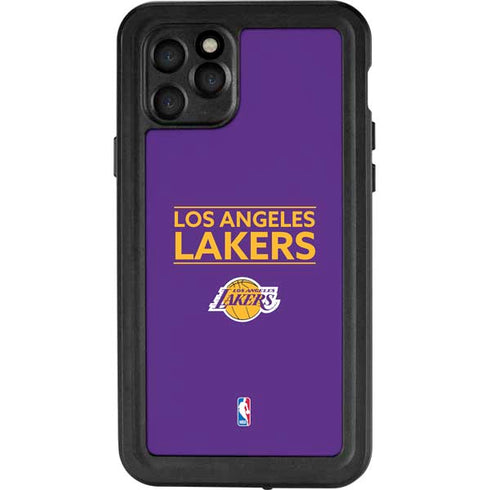 NBA Los Angeles Lakers Standard - Purple iPhone 11 Pro Waterproof Case