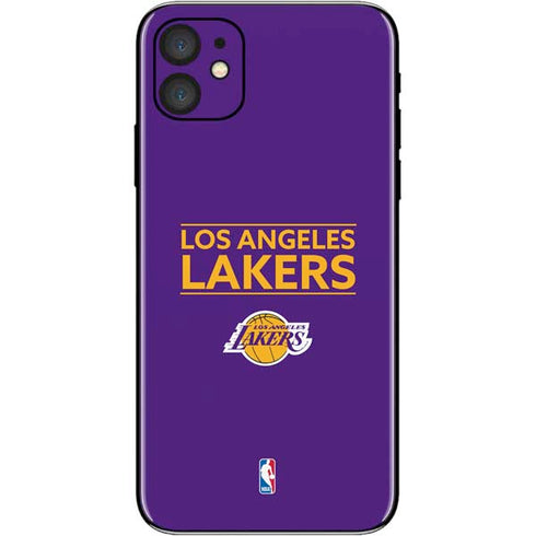 NBA Los Angeles Lakers Standard - Purple iPhone 11 Skin