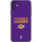 NBA Los Angeles Lakers Standard - Purple iPhone 11 Skin