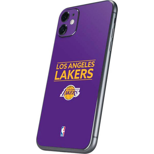 NBA Los Angeles Lakers Standard - Purple iPhone 11 Skin