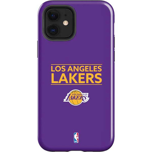 NBA Los Angeles Lakers Standard - Purple iPhone 12 Impact Case