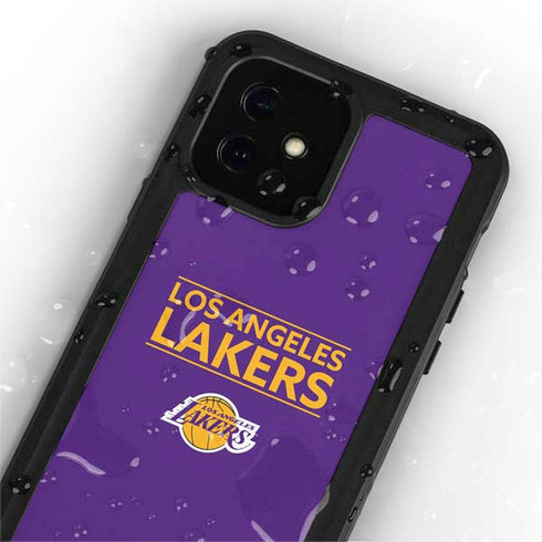 NBA Los Angeles Lakers Standard - Purple iPhone 12 Mini Waterproof Case