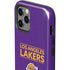 NBA Los Angeles Lakers Standard - Purple iPhone 12 Pro Impact Case