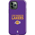 NBA Los Angeles Lakers Standard - Purple iPhone 12 Pro Max Impact Case