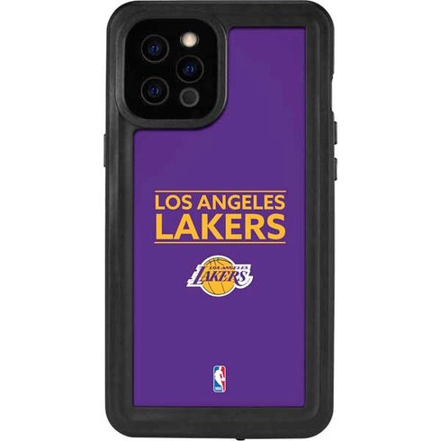 NBA Los Angeles Lakers Standard - Purple iPhone 12 Pro Max Waterproof Case