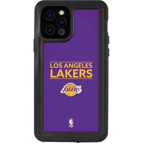 NBA Los Angeles Lakers Standard - Purple iPhone 12 Pro Waterproof Case