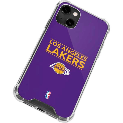 NBA Los Angeles Lakers Standard - Purple iPhone 13 Clear Case