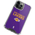 NBA Los Angeles Lakers Standard - Purple iPhone 13 Pro Clear Case
