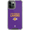 NBA Los Angeles Lakers Standard - Purple iPhone 13 Pro Max Clear Case