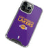 NBA Los Angeles Lakers Standard - Purple iPhone 13 Pro Max Clear Case