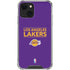 NBA Los Angeles Lakers Standard - Purple iPhone 14 Clear Case