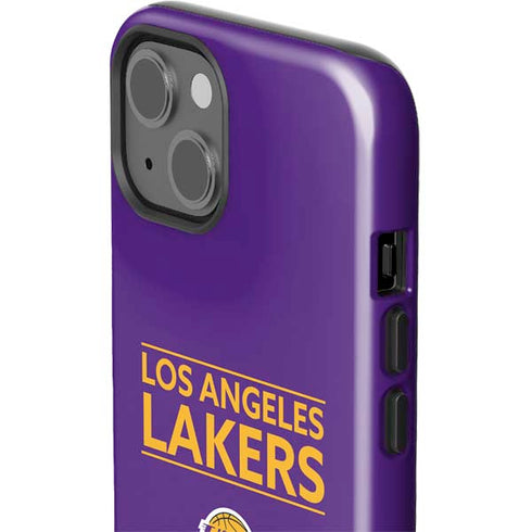 NBA Los Angeles Lakers Standard - Purple iPhone 15 Plus Impact Case