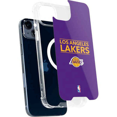 NBA Los Angeles Lakers Standard - Purple iPhone 15 Plus MagSafe Case