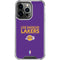 NBA Los Angeles Lakers Standard - Purple iPhone 14 Pro Clear Case