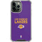 NBA Los Angeles Lakers Standard - Purple iPhone 15 Pro Max Clear Case