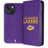 NBA Los Angeles Lakers Standard - Purple iPhone 15 Plus Folio Case