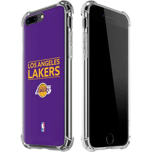 NBA Los Angeles Lakers Standard - Purple iPhone 7/8 Plus Clear Case