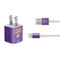 NBA Los Angeles Lakers Standard - Purple iPhone Charger (5W USB) Skin