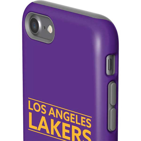 NBA Los Angeles Lakers Standard - Purple iPhone SE (2nd & 3rd Gen) Pro Case