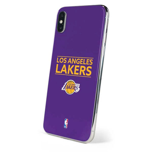 NBA Los Angeles Lakers Standard - Purple iPhone X Skin