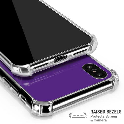 NBA Los Angeles Lakers Standard - Purple iPhone XS Max Clear Case