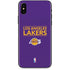 NBA Los Angeles Lakers Standard - Purple iPhone XS Skin
